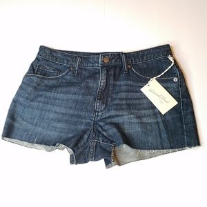 Universal thread high rise shortie cut off shorts